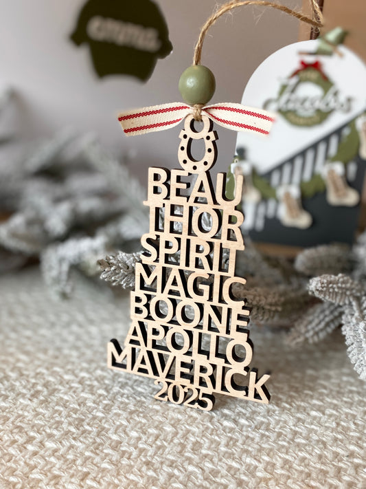 Christmas Tree Keepsake Ornament