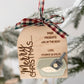 “Your Presents Are in the Box” – Funny Cat Christmas Ornament
