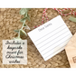 Notes for Santa Ornament ~ Christmas List or Thank You Note Keepsake