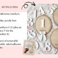 Baby Monthly Milestone Photo Markers | 1–12 Months + First Year