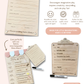 Bakery Order Pad for Kids | Pretend Play Bakery Accessory | Dry Erase Bakery Order Form | Play Kitchen Toy | Personalized Bakery Gift
