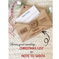 Notes for Santa Ornament ~ Christmas List or Thank You Note Keepsake