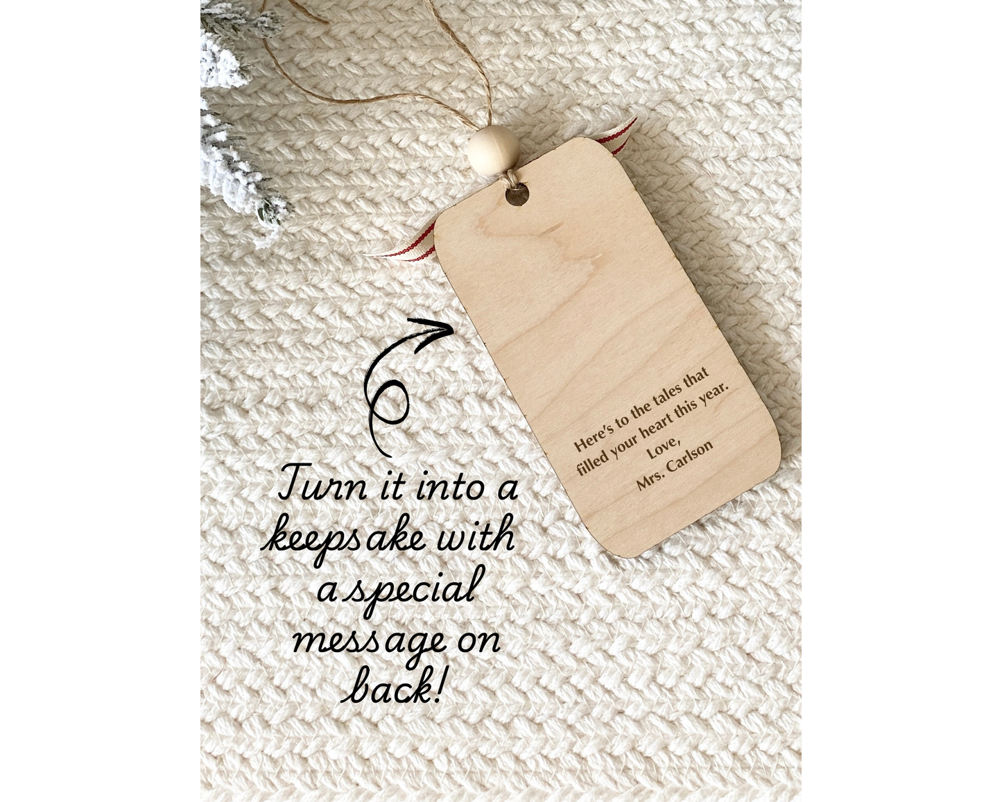 My Favorite Books – Personalized Reading Keepsake Ornament”