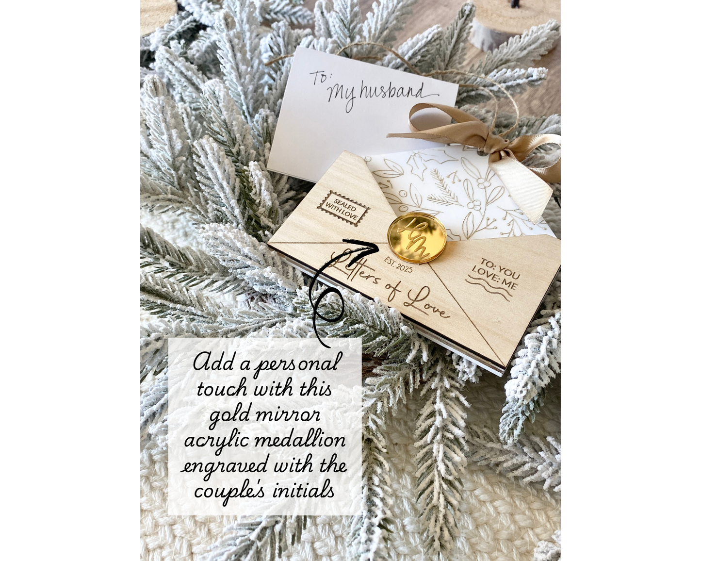 Letters of Love – Christmas Keepsake Ornament & Gift Card Holder