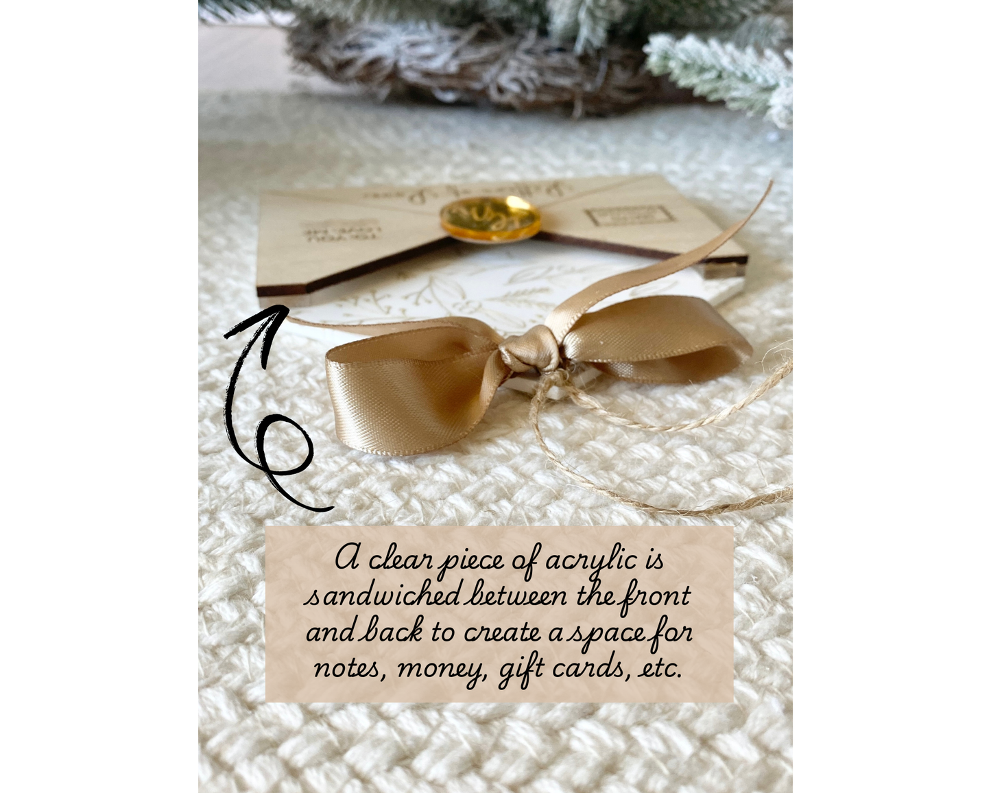 Letters of Love – Christmas Keepsake Ornament & Gift Card Holder