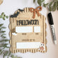 Personalized Halloween Costume Board | Kids Photo Prop | Dry Erase Halloween Sign | Yearly Keepsake | First Halloween