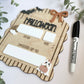 Personalized Halloween Costume Board | Kids Photo Prop | Dry Erase Halloween Sign | Yearly Keepsake | First Halloween