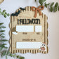 Personalized Halloween Costume Board | Kids Photo Prop | Dry Erase Halloween Sign | Yearly Keepsake | First Halloween