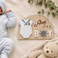 Ahoy It’s a Boy Sign | Nautical Baby Shower Decor | Sailor Gender Reveal Sign | Baby Boy Nursery Decor