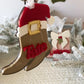 Cowboy Christmas Boots Personalized Ornament