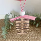 Santa Stop Here Ornament/Sign