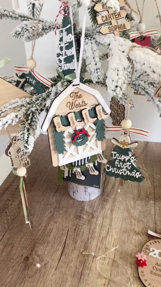 The Christmas Barn Ornament