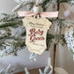 Merry Christmas Mommy & Daddy – Baby Announcement Ornament